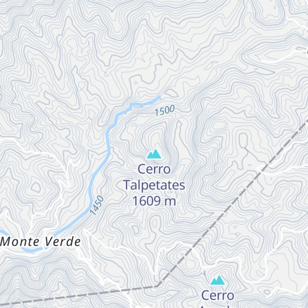 Map of Cerro Talpetates