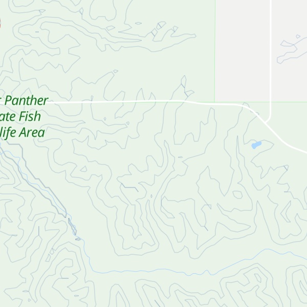 Map of Cox Creek Hill