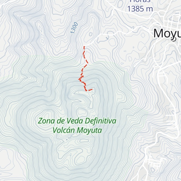 Map of Volcán Moyuta