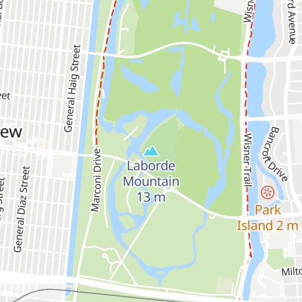 Map of Laborde Mountain