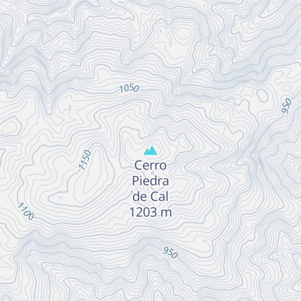 Map of Cerro Piedra de Cal