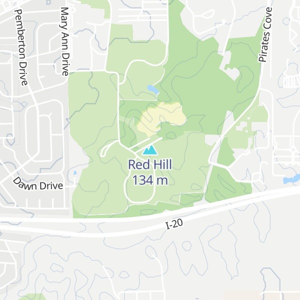 Map of Red Hill