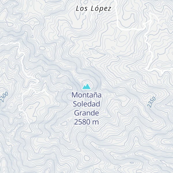 Map of Montaña Soledad Grande