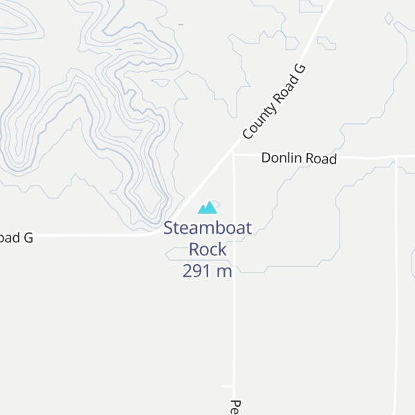 Map of Steamboat Rock