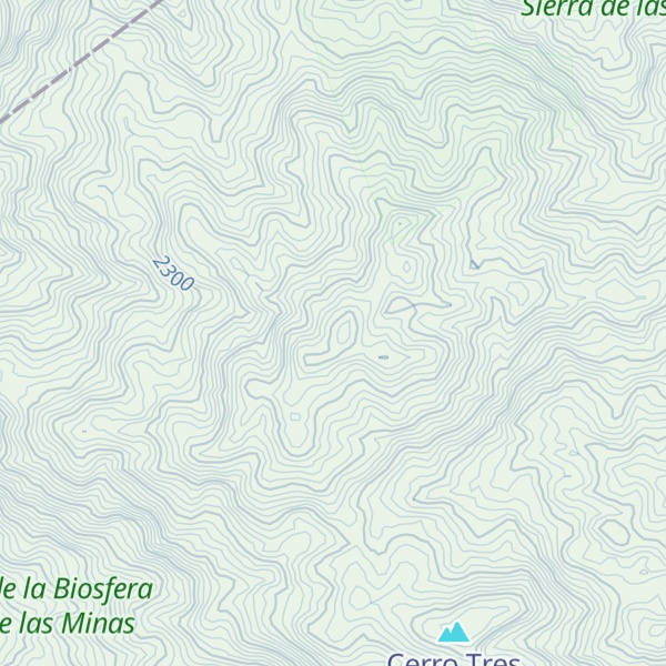 Map of Cerro Pito Real