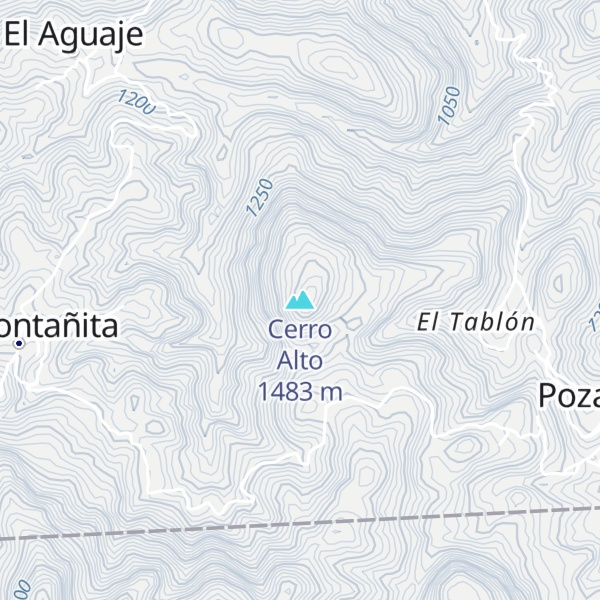 Map of Cerro Alto