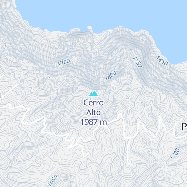 Map of Cerro Alto