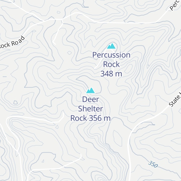 Map of Deer Shelter Rock