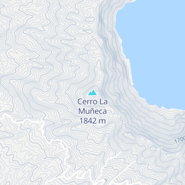 Map of Cerro La Muñeca