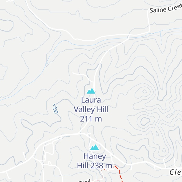 Map of Laura Valley Hill