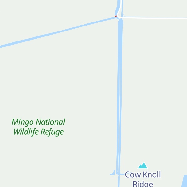 Map of Sand Blow Ridge
