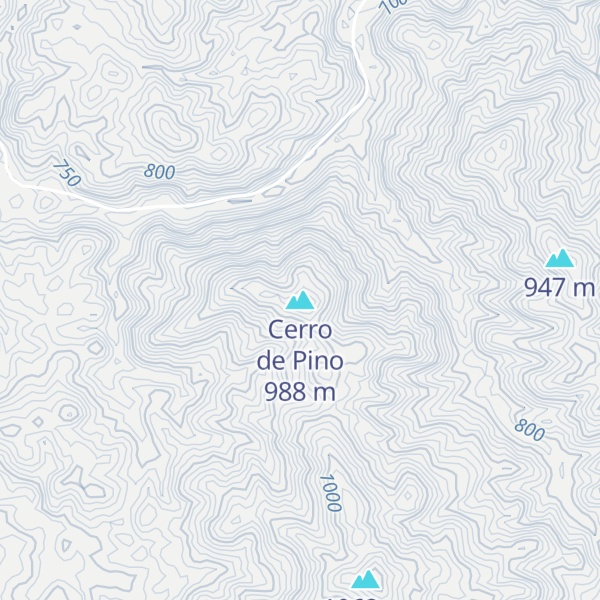 Map of Cerro de Pino