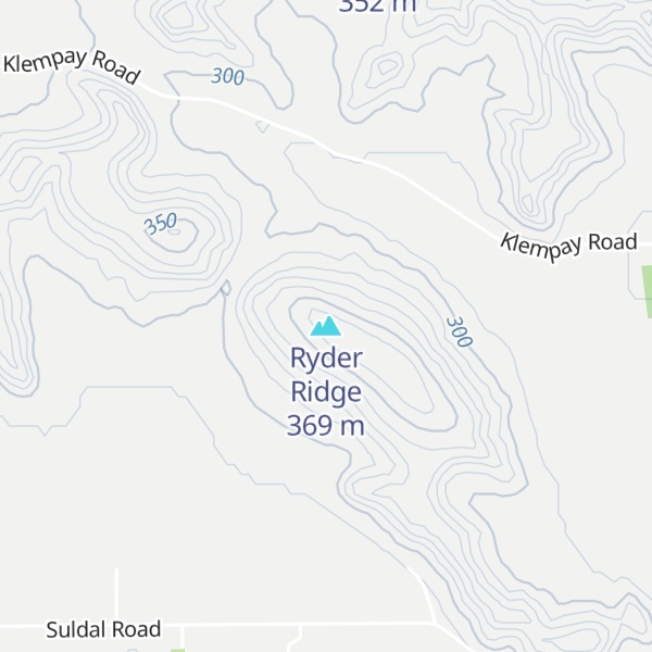 Map of Ryder Ridge