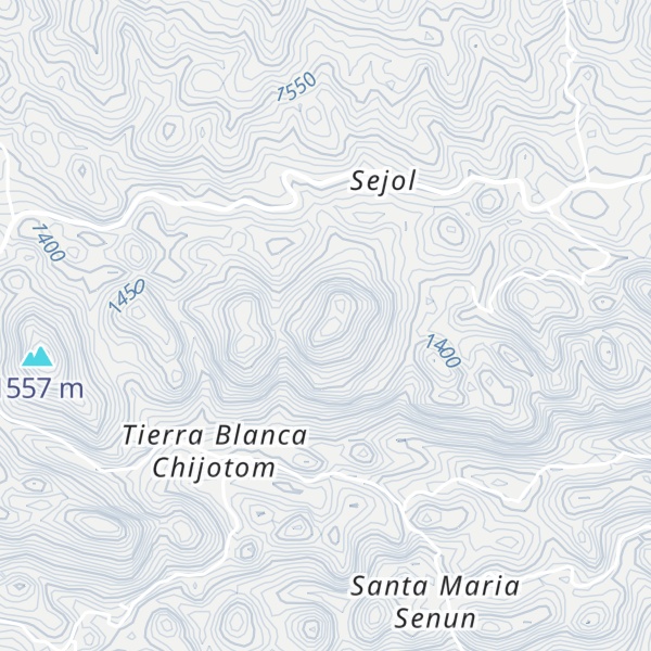 Map of Cerro Chiraxjuc