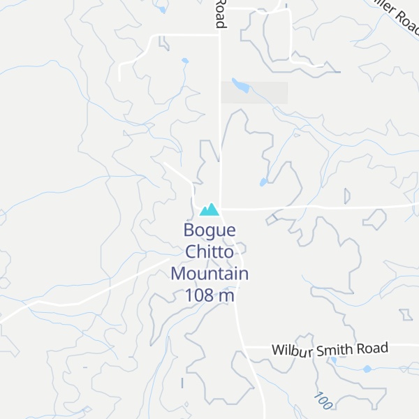 Map of Bogue Chitto Mountain