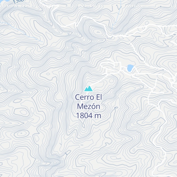 Map of Cerro El Mezón