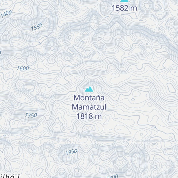 Map of Montaña Mamatzul