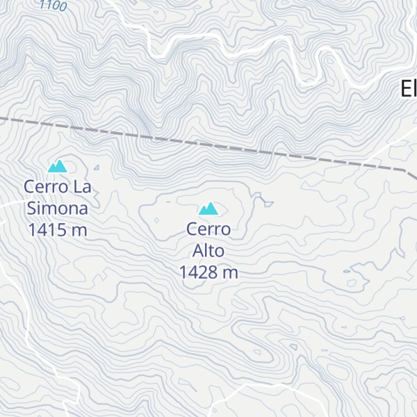 Map of Cerro Alto