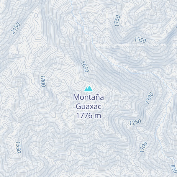 Map of Montaña Guaxac
