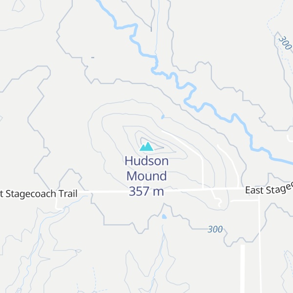 Map of Hudson Mound