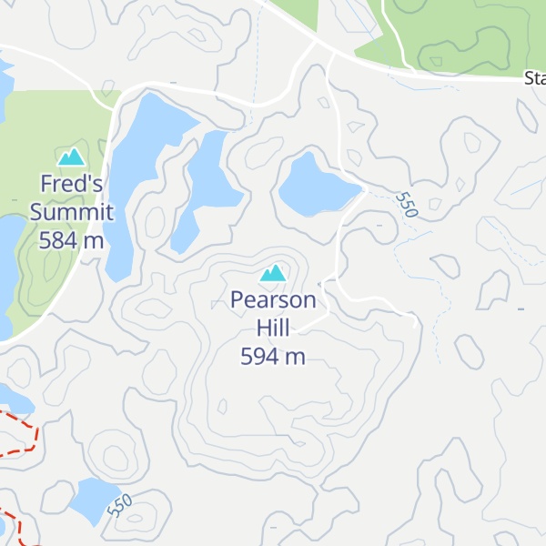 Map of Pearson Hill