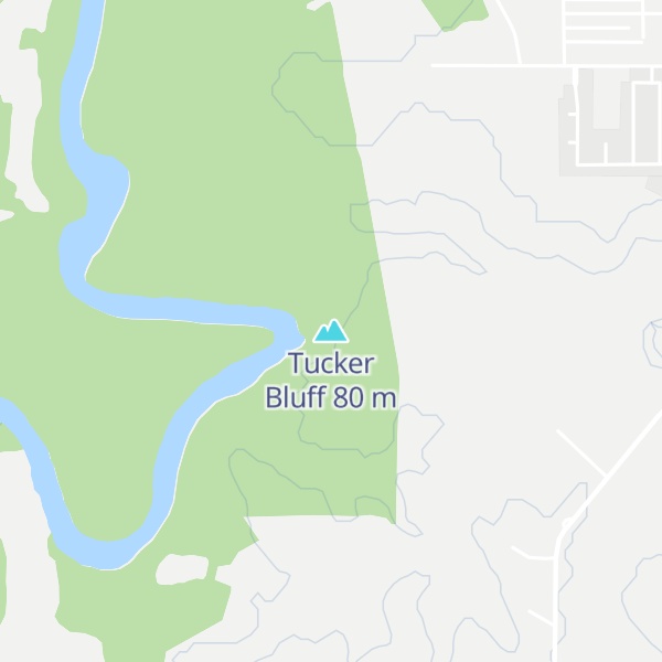 Map of Tucker Bluff