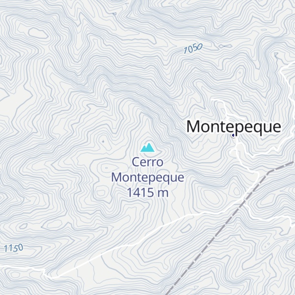 Map of Cerro Montepeque