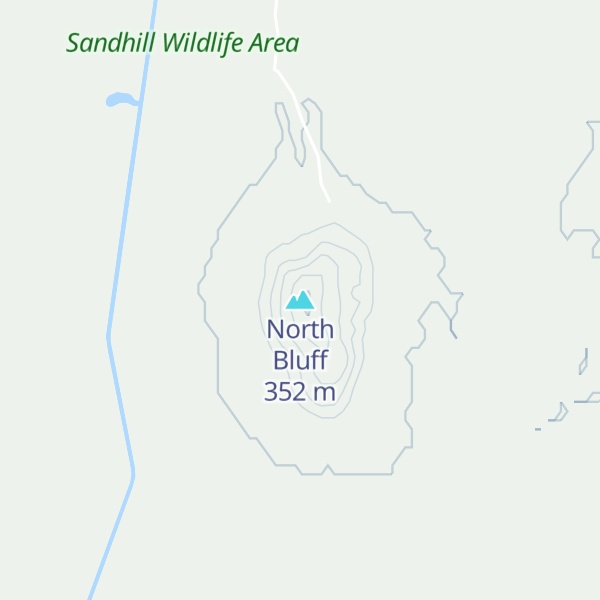 Map of North Bluff