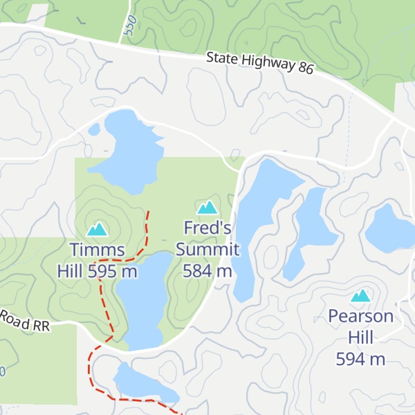 Map of Fred's Summit