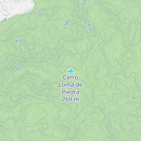 Map of Cerro Loma de Piedra