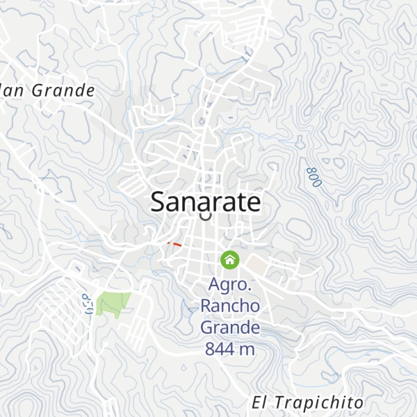 Map of Agro. Ranses