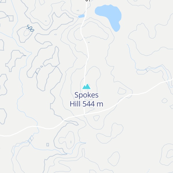 Map of Spokes Hill