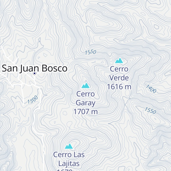 Map of Cerro Garay