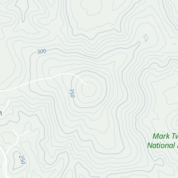 Map of Cottoner Mountain