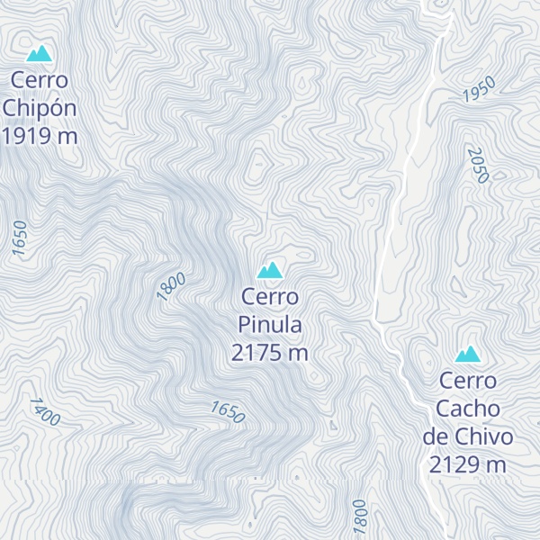 Map of Cerro Pinula