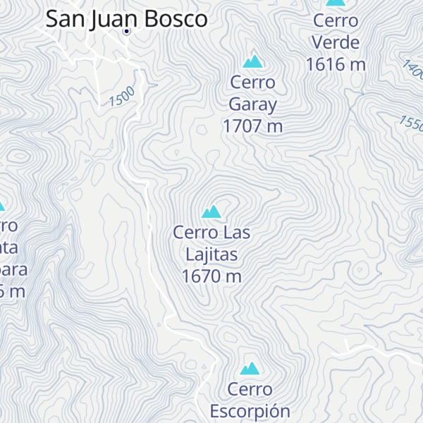 Map of Cerro Las Lajitas