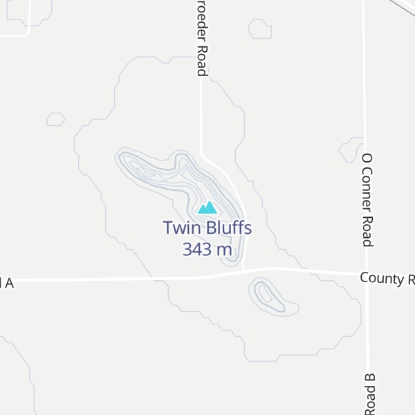 Map of Twin Bluffs