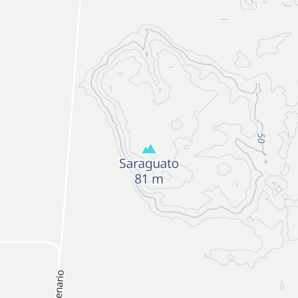 Map of Saraguato