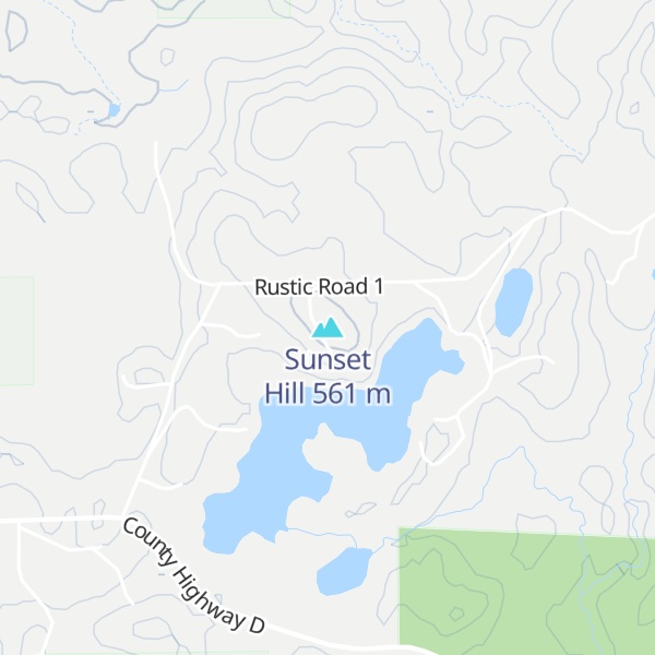 Map of Sunset Hill