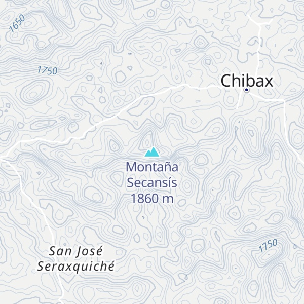Map of Montaña Secansís