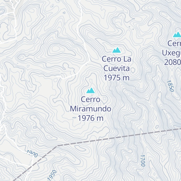 Map of Cerro Miramundo