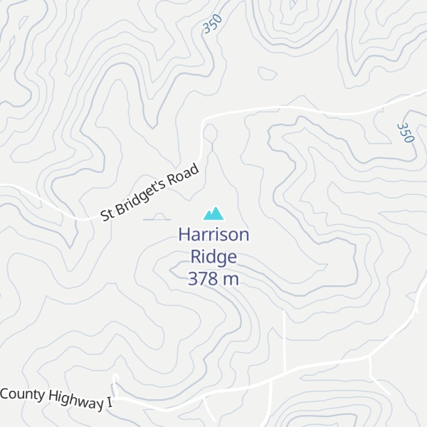 Map of Harrison Ridge