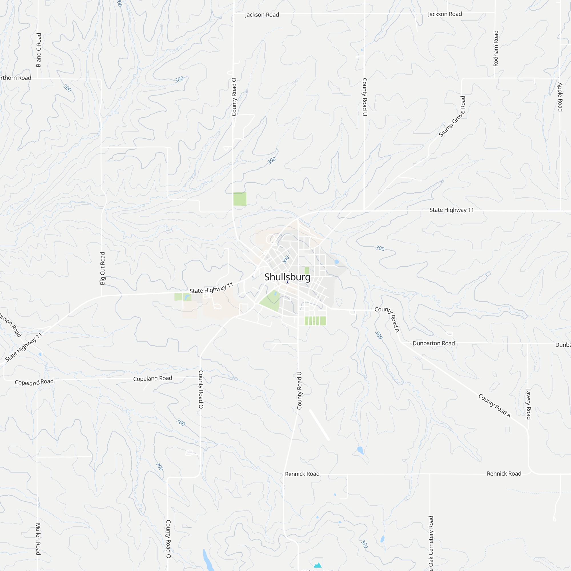 Shullsburg Visitor Center map