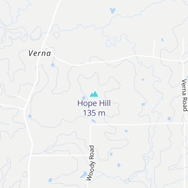 Map of Hope Hill