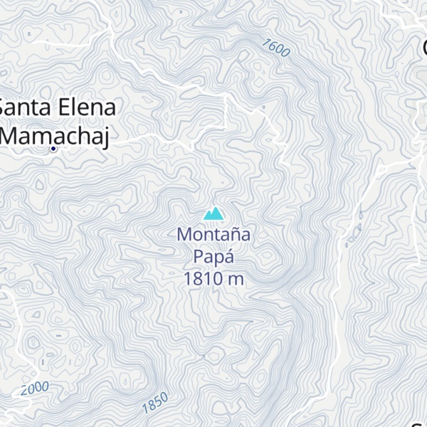 Map of Montaña Papá
