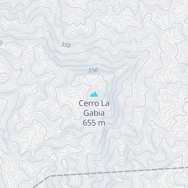 Map of Cerro La Gabia