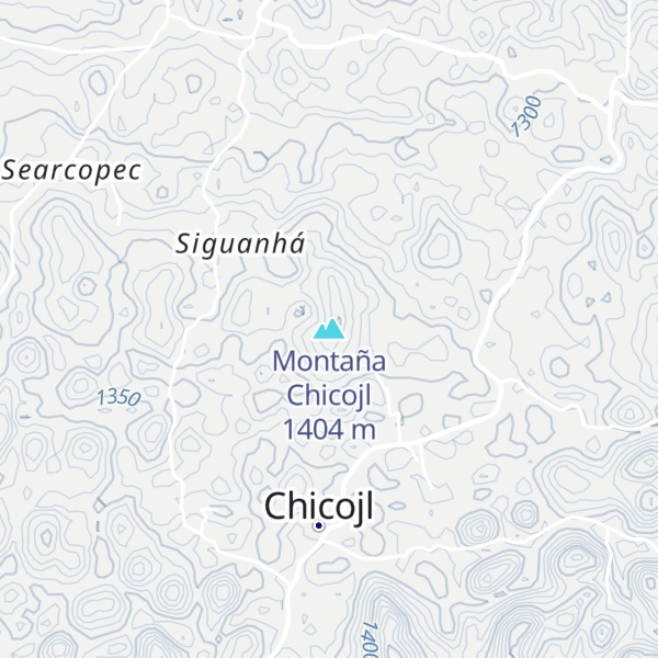 Map of Montaña Chicojl