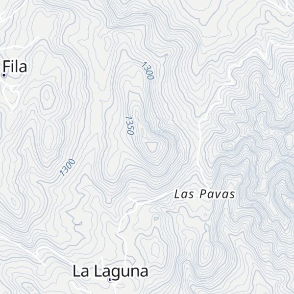 Map of Cerro La Laguna