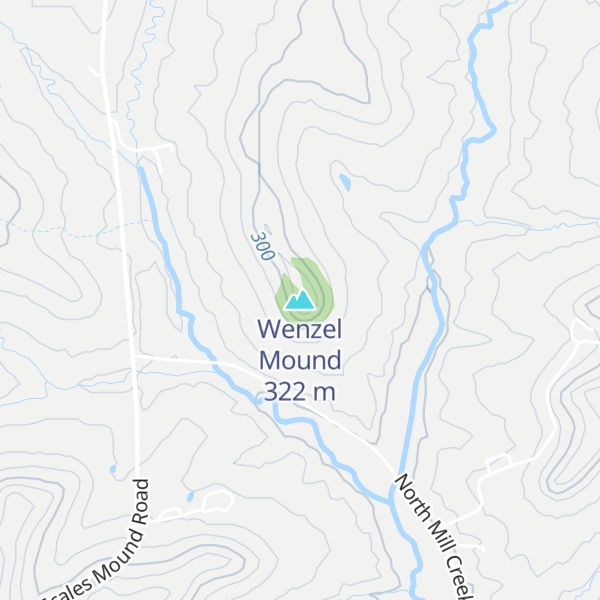 Map of Wenzel Mound