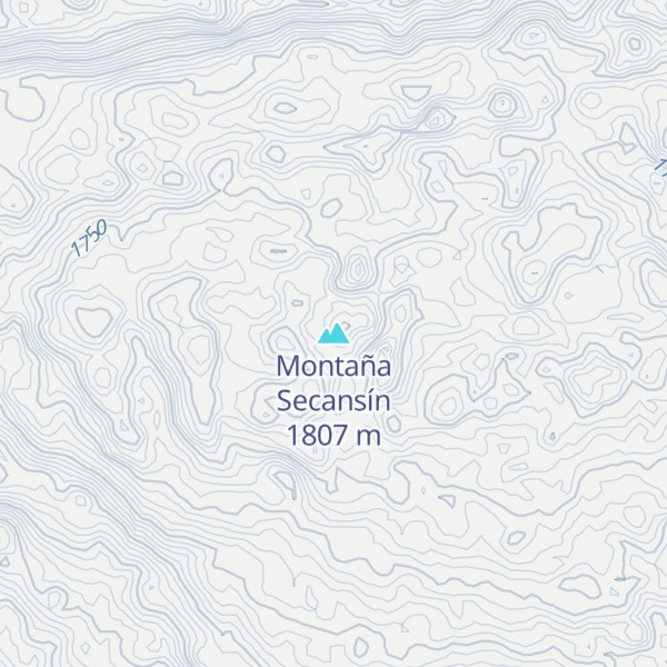 Map of Montaña Secansín
